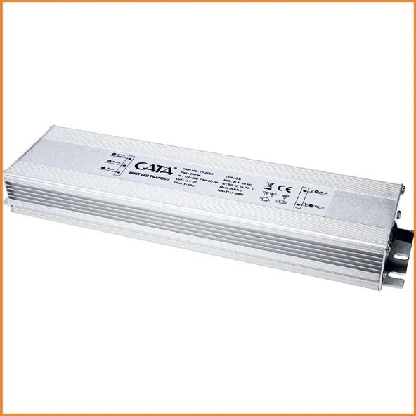 Cata Ct-2594 21 Amper 255W Dış Mekan Şerit Led Trafosu Slim ürün görseli 1