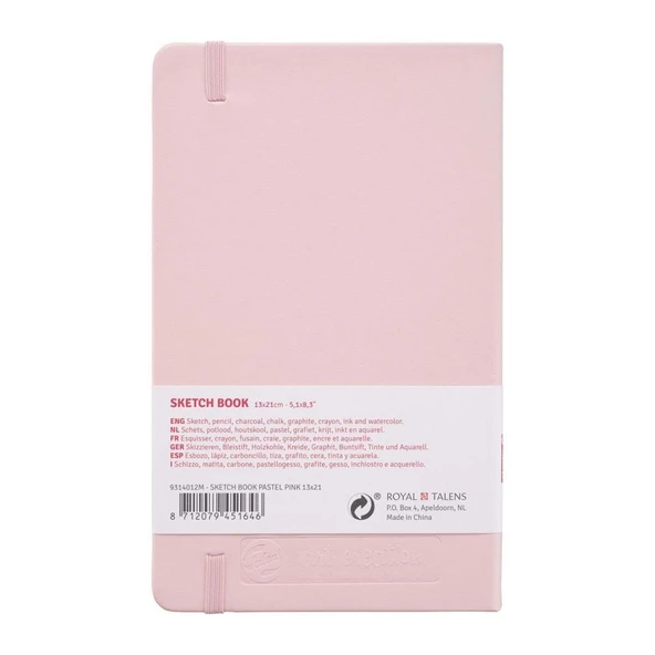TALENS ART SKETCH BLOCK  P.PINK 13X21 140gr ürün görseli 1