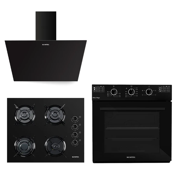 Kumtel Italian Design Plus Cam Ankastre Set ürün görseli 1