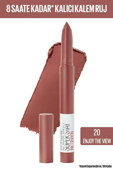 MAYBELLİNE NEW YORK Kalem Ruj - Sw Superstay Ink Crayon 20 Enjoy the View 30174191 ürün görseli 1