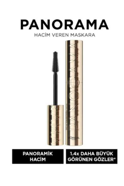 L'OREAL PARİS Panorama Hacim Veren Maskara Siyah ürün görseli 1