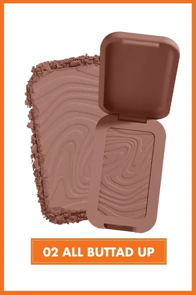 NYX PROFESSİONAL MAKEUP Buttermelt Bronzer - 02 All Buttad Up - Resim 2