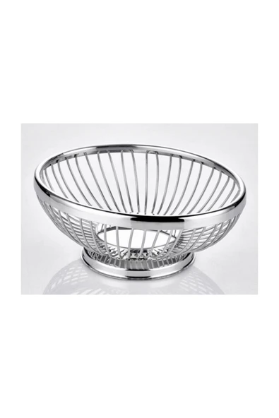 Altınbaşak  Paslanmaz Oval Ekmek Ve Meyve Sepeti 25*18cm ürün görseli 1