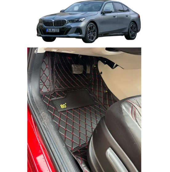 Bmw 520d 2024 Sonrası Araca Özel 8d Havuzlu Paspas Takımı ürün görseli 1