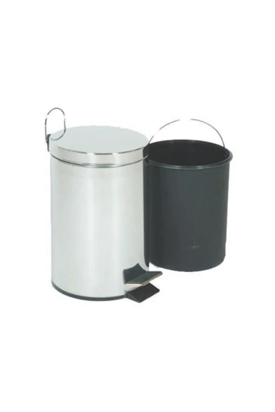 Palex  Krom Pedallı Çöp Kovası 5 lt - Resim 2