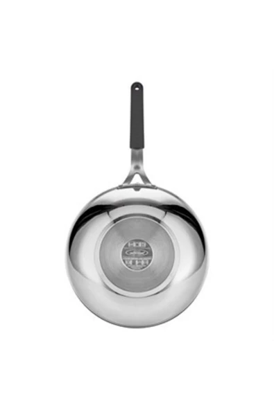 Altınbaşak  Çelik Wok Tava 26cm - Silikonlu Sap - Resim 4