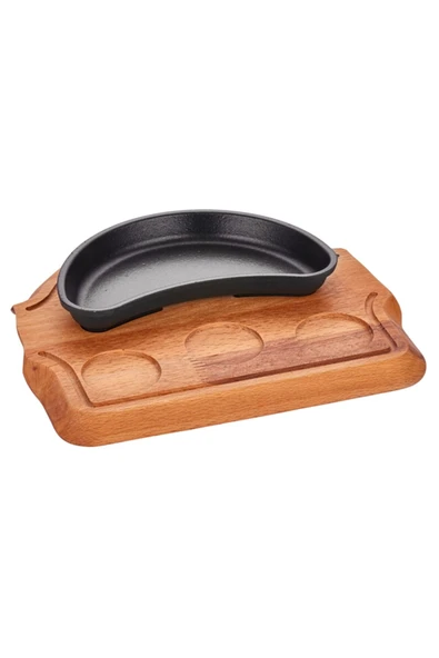 Altınbaşak  Döküm Demir Böbrek Fajita 19x10cm +nihale ürün görseli 1