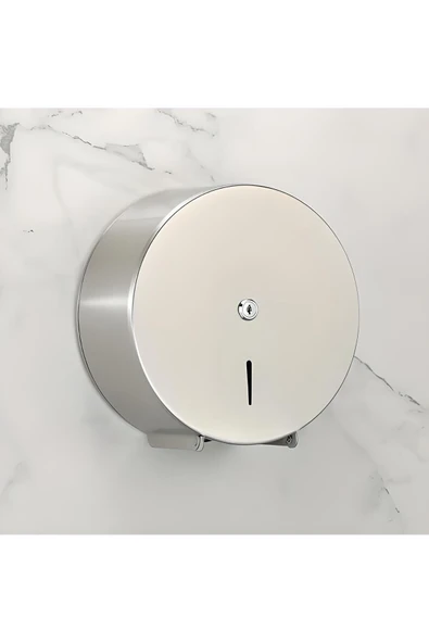 Maxiflow  Jumbo Kağıt Havluluk Wc Kağıt Dispanseri Krom Jumbo Kağıtlık Duvara Monte Tuvalet Kağıtlığı ürün görseli 1