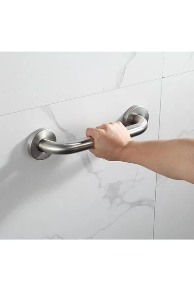 Fixer365  Yaşlı Hasta Engelli Paslanmaz Tutma Tutunma Barı 50 Cm Çap:32 Cm ürün görseli 1