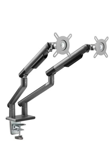 Twisted Minds TM-49-C012-G PREMİUM MEKANİK AMORTİSÖR 17"- 32" MAX 2X 9KG İKİLİ MONİTÖR KOLU ürün görseli 1