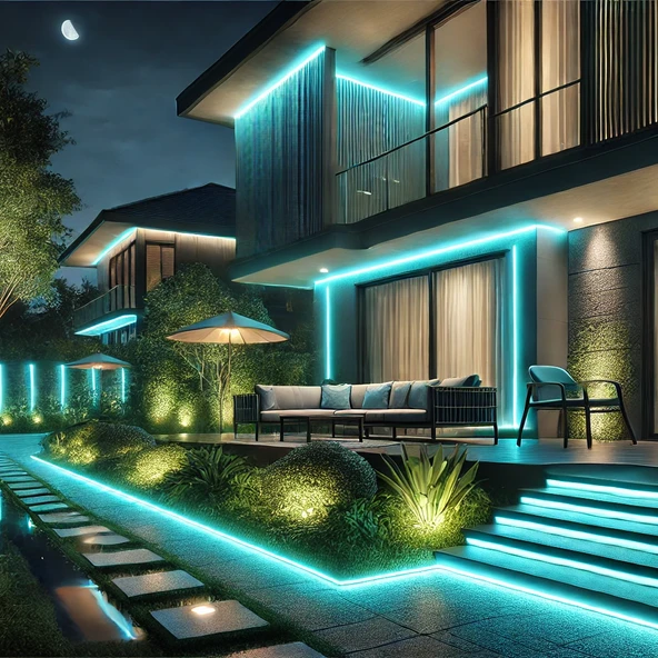 PTTAVM: 25 Metre NOAS YL42 5019 Dış Mekan 120 Çipli 12V Neon Led