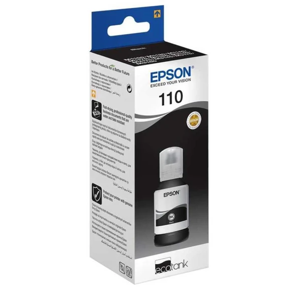Epson 110 C13T03P14A Mürekkep Siyah ürün görseli 1