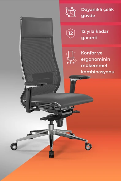 Samurai Ergonomik Ofis Sandalyesi / Yönetici Koltuğu - 506.F.1.10A ürün görseli 1
