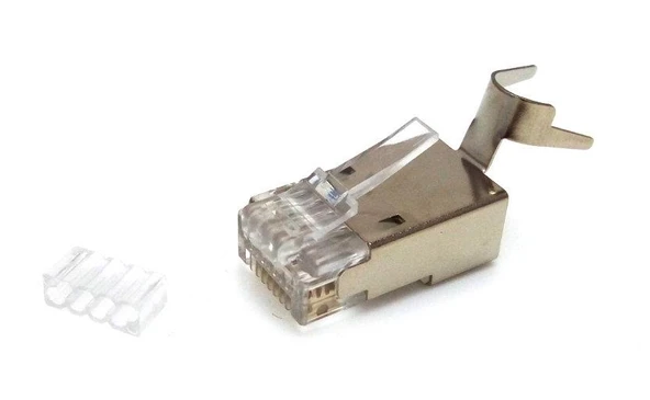 Beek BC-MP6A CAT6A RJ45 8P8C AWG22-23 Kılavuzlu Konnektör (100 lü Paket) ürün görseli 1