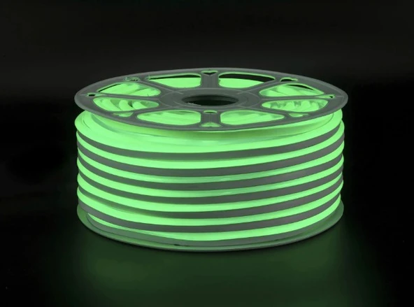 25 Metre YL42 5005 Dış Mekan 120 Çipli 12V Neon Led Yeşil ürün görseli 1