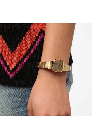 La670wga-9df Retro Gold Dijital Kol Saati ürün görseli 1