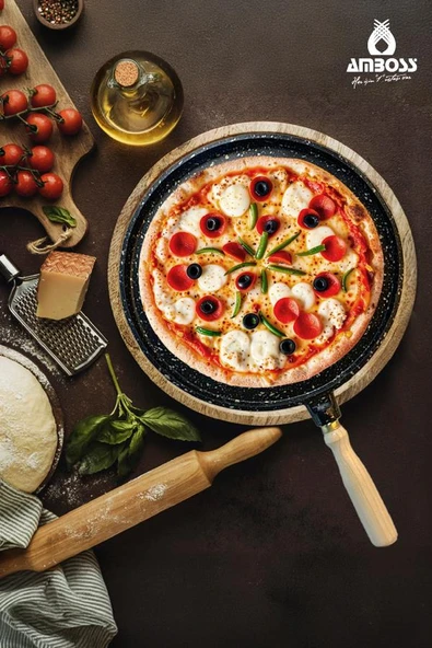 Olivin Döküm Granit Pizza Gözleme Tavası ürün görseli 1
