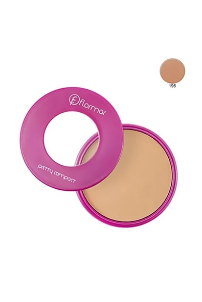Flormar Pudra - Pretty Compact Powder 196 Satured Peace  8690604421961 ürün görseli 1