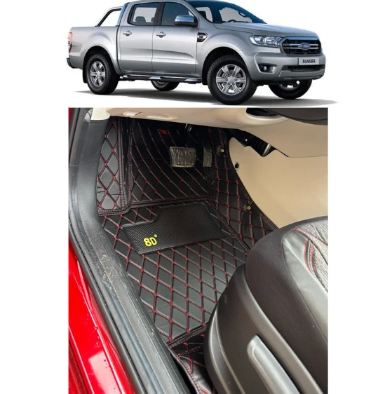 Ford Ranger 2017-2022 Arası Araca Özel 8d Havuzlu Paspas Takımı ürün görseli 1