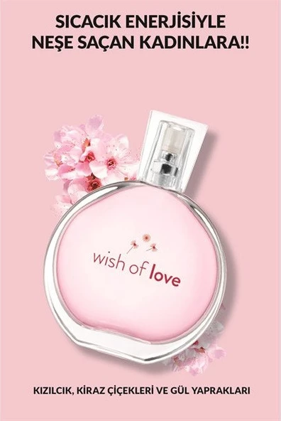 Avon Wish of Love Kadın Parfüm Bahara Özel Ambalaj EDT 50ml ürün görseli 1