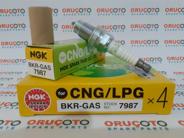 Ngk-7987 bkr-gas 4 Adet Bujı Lpg'li Araçlar için Özel Üretim ürün görseli 1