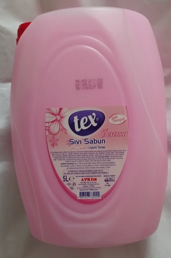 Sıvı Sabun Pembe Dovenna 5 LT - Resim 2