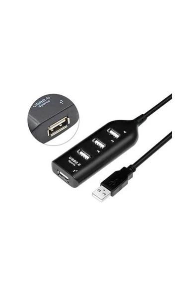 KLASİST Usb Çoğaltıcı Çoklayıcı Hub Usb 2.0 Çoklama Pc Laptop 4 Port ürün görseli 1