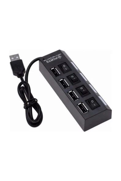 HADRON Hd102 Usb 2.0 Hub 4 Port-A10 ürün görseli 1