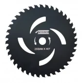 Ferrino 4 Delikli Elmas Bıçak Daire Testere 40 Diş 255 mm Siyah ürün görseli 1
