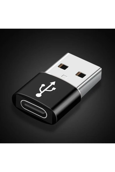 bidukkan Iphone Xs-11-11pro-12-12pro-13-13pro Şarj Çevirici - Yeni Nesil Metal Erkek Otg - Siyah ürün görseli 1