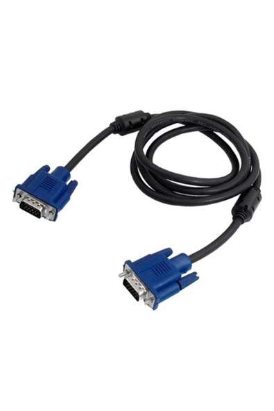 Hubstein Vga Kablosu Ekran Lcd Monitör Projeksiyon Bağlantı Kablosu - Çift Filtreli - 1.5 Metre-A02 ürün görseli 1