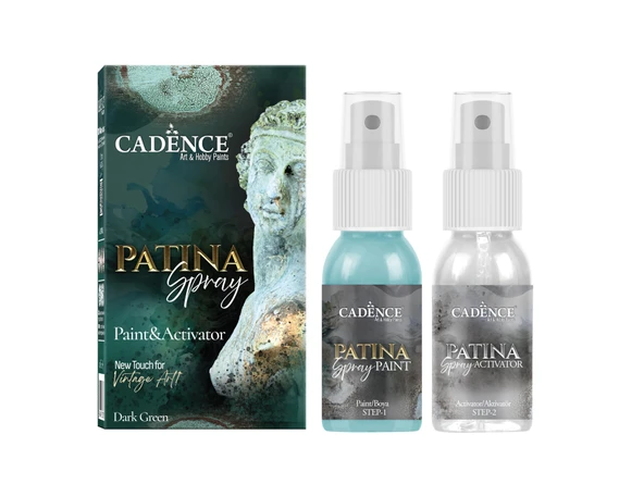 PATİNA SPREY SET 2 ( KOYU YEŞİL ) 50ML+50ML ürün görseli 1