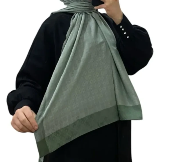 Monogram Jakar Şal - %50 Viskon %50 Polyester - 6060900-05 ürün görseli 1