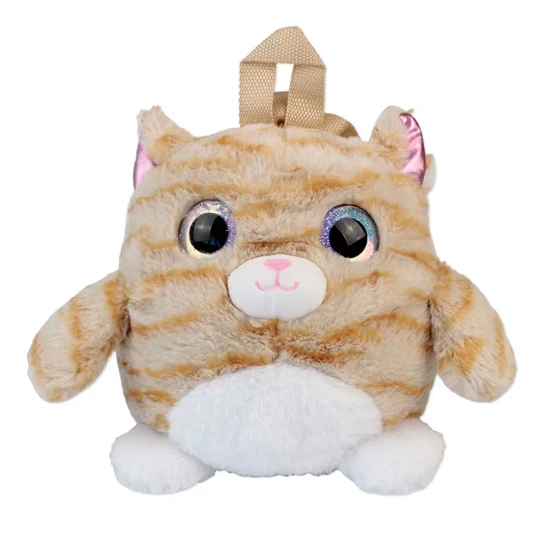 çocuklar için sevimli peluş sırt çantası kahve 25 cm (3-6 yaş) ürün görseli 1
