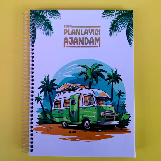 zamansız haftalık ajandam manifest defteri 17x24cm 100 yaprak planlayıcı defter kamp ürün görseli 1