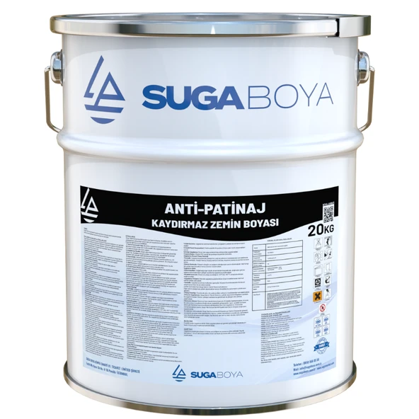 SUGA ANTİ-PATİNAJ KAYDIRMAZ ZEMİN BOYASI 20 KG ürün görseli 1