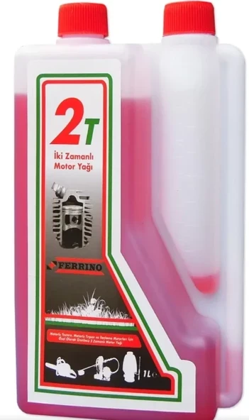 Ferrino 2T İki Zamanlı Ölçekli Motorlu Tırpan Testere Yağı Kırmızı 1 lt ürün görseli 1