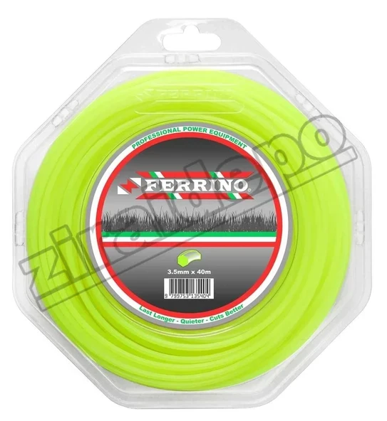 Ferrino Motorlu Tırpan Misinası 3.50 mm 40 m Yeşil 6 Köşe ürün görseli 1