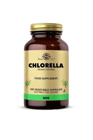 Solgar Chlorella 100 Tablet ürün görseli 1
