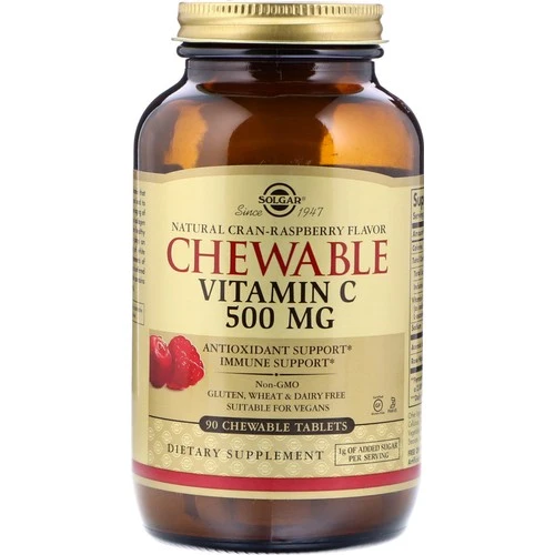 Solgar Chewable Vitamin C 500 mg 90 Tablet ürün görseli 1