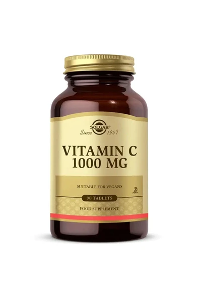 Solgar Vitamin C 1000 Mg 90 Bitkisel Tablet ürün görseli 1