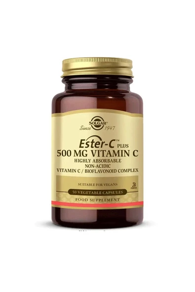 Solgar Ester-C Plus 500 mg 50 Kapsül ürün görseli 1