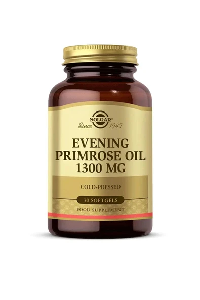 Solgar Evening Primrose Oil 1300 mg 30 Kapsül ürün görseli 1