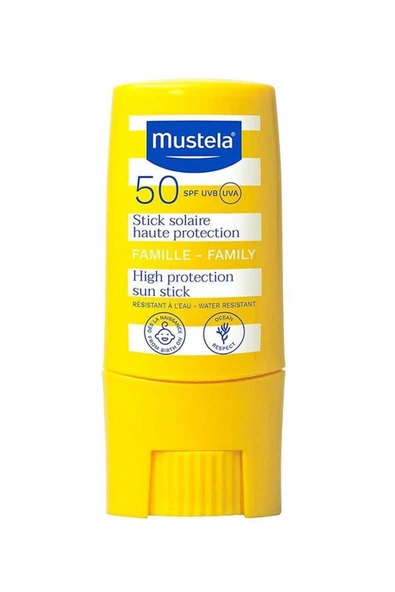 Mustela SPF50+ Çok Yüksek Koruma Faktörlü Güneş Stick 9 ml ürün görseli 1