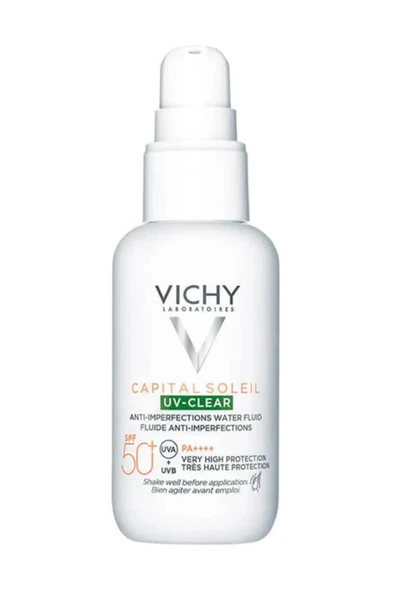 Vichy Capital Soleil UV-Clear Spf 50 Fluid Güneş Koruyucu 40 ml ürün görseli 1