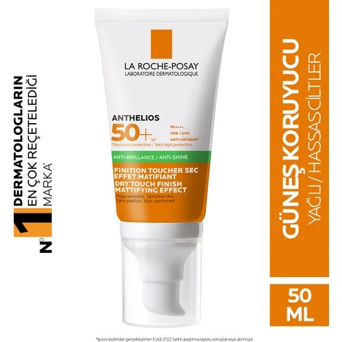 La Roche Posay Anthelios Oil Control Gel Cream Yüz Güneş Kremi SPF50+ 50 ml ürün görseli 1