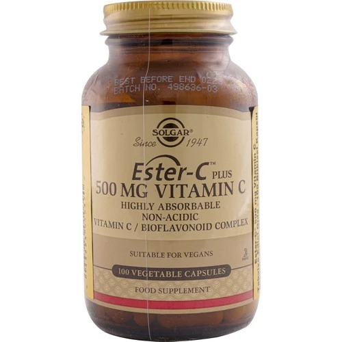 Solgar Ester-C Plus C Vitamini Takviyesi 500 mg 100 Tablet ürün görseli 1