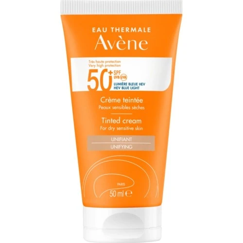 Avene Solaire SPF 50+ Kuru Ciltler İçin Renkli Güneş Kremi 50 ml ürün görseli 1