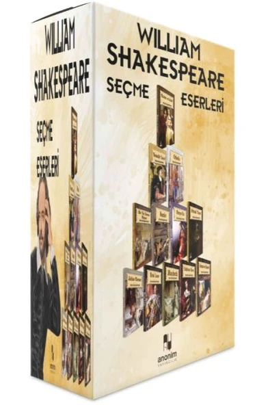 William Shakespeare 12 Kitap Set WİLLİAM SHAKESPEARE ürün görseli 1