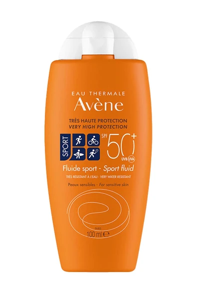 Avene Fluid Sport Güneş Koruyucu Krem SPF 50 100 ml ürün görseli 1